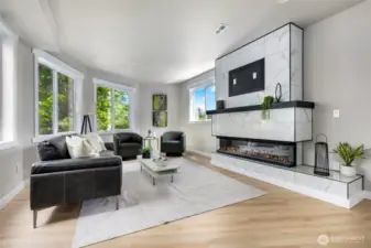 Enjoy entertaining with the open "great room" kitchen and living room.