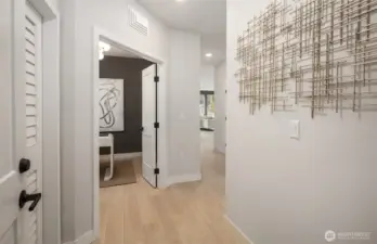 Picture represents model of floorplan, but not actual home.