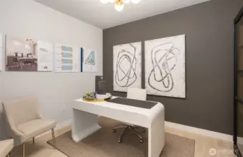 Picture represents model of floorplan, but not actual home.