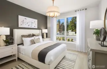 Picture represents model of floorplan, but not actual home.