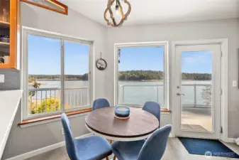 Always a view from the dining room!