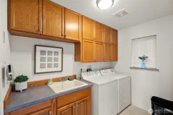 Main floor laundry room