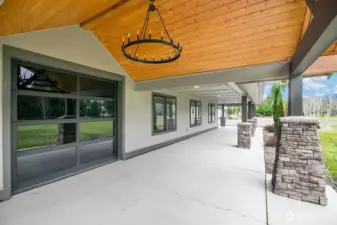 Outbuilding / Shop Covered Patio Area