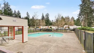 Enjoy hot summer days in the community pool!