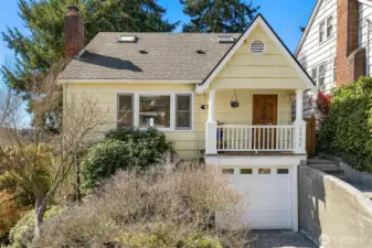 Sweeping views of the Cascades, Mt. Rainier, the Ship Canal Bridge take center stage in this light-filled home perched between Phinney Ridge and Fremont.