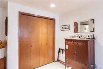 Lots of closet space in the second guest bedroom.