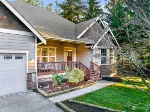 Classic craftsman architecture with georgous finishes inside and out.