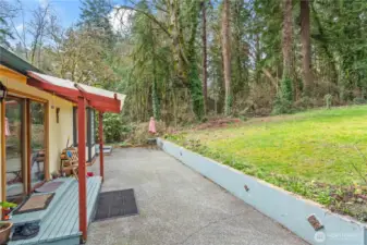 Back patio