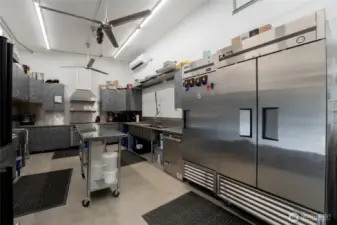 State-of-the-art commercial kitchen.