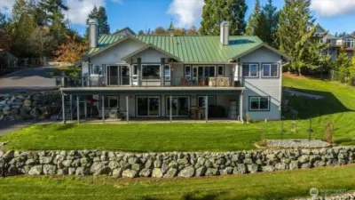 Private well for irrigation purposes allows for green lawns & gardens year round