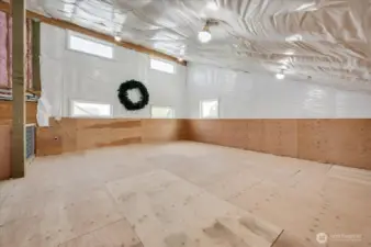 1 of 2 storage lofts totaling ~1,000 sift. Perfect for holiday decorations, etc
