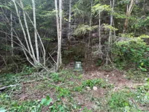 Located just across the easement road from the DOT well on Lot 8