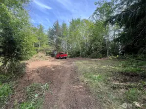 Lot 11 Clearing - look for sign on the right to locate the Ridge footpath