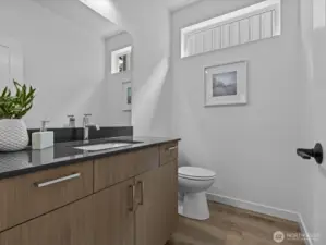 Ground floor powder room