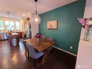 You will love the Very Open Living room, Dining room & Kitchen areas ALL on the Main Level!