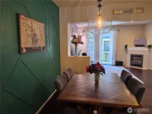 Open Dining Room area