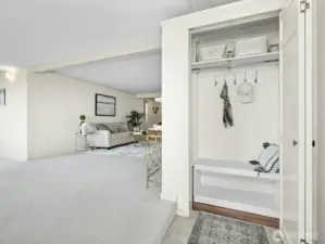 1F - Marble Tiled Front Entry