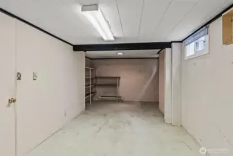 Finished portion of basement.