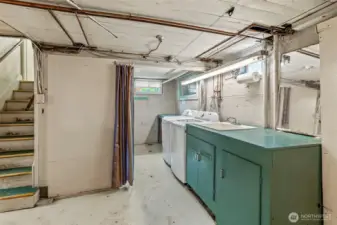 Utility area.