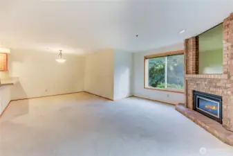 Very spacious Living Room and Dining Room -