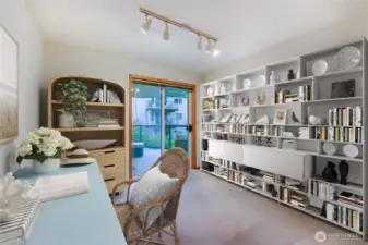 Home Office or 2nd Bedroom virtually staged