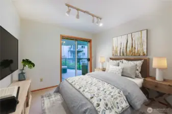 Home Office or 2nd  Bedroom virtually staged
