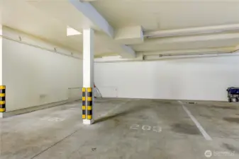 Full, 2 side by side parking spots