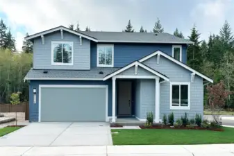 Actual Exterior of Homesite 377.