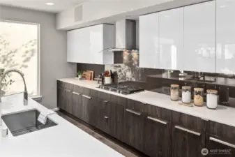 Built-in kitchen speakers