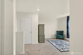 Loft at the top of the stairs