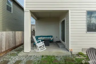 Great patio off of dining area
