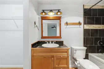 Ensuite bathroom off primary bedroom