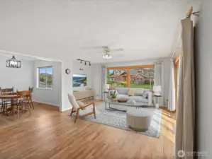 Main Living Room virtually staged