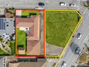 Both parcels included in sale