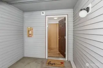 Perfect entry with guest closest