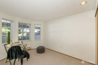 Second bedroom with bay window