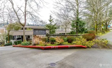 Entrance to condo complex.