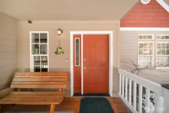 Front door.