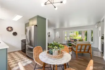 All new lighting, Quartz countertops and cabinetry!