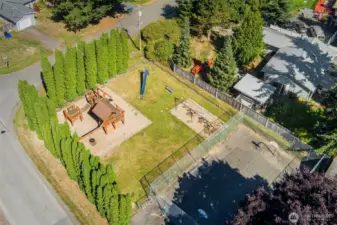 Community playground and sport court!
