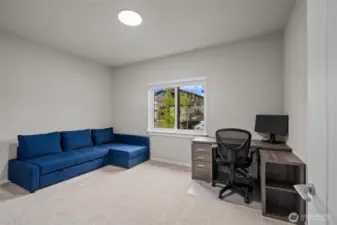 Main floor bedroom which could also be utilized as an office or flex space