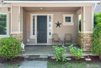 Large Covered Front Porch