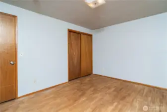Bdrm 1 with closet view