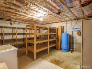 Basement Storage / Workshop Area