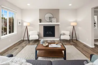 Gas fireplace