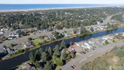 Drone - Facing West -Close to the Beach!