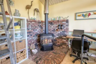Cozy Propane Fireplace