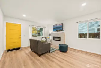 View into main living area.