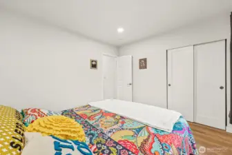 View from inside bedroom 1.