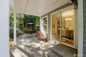 Covered outdoor space